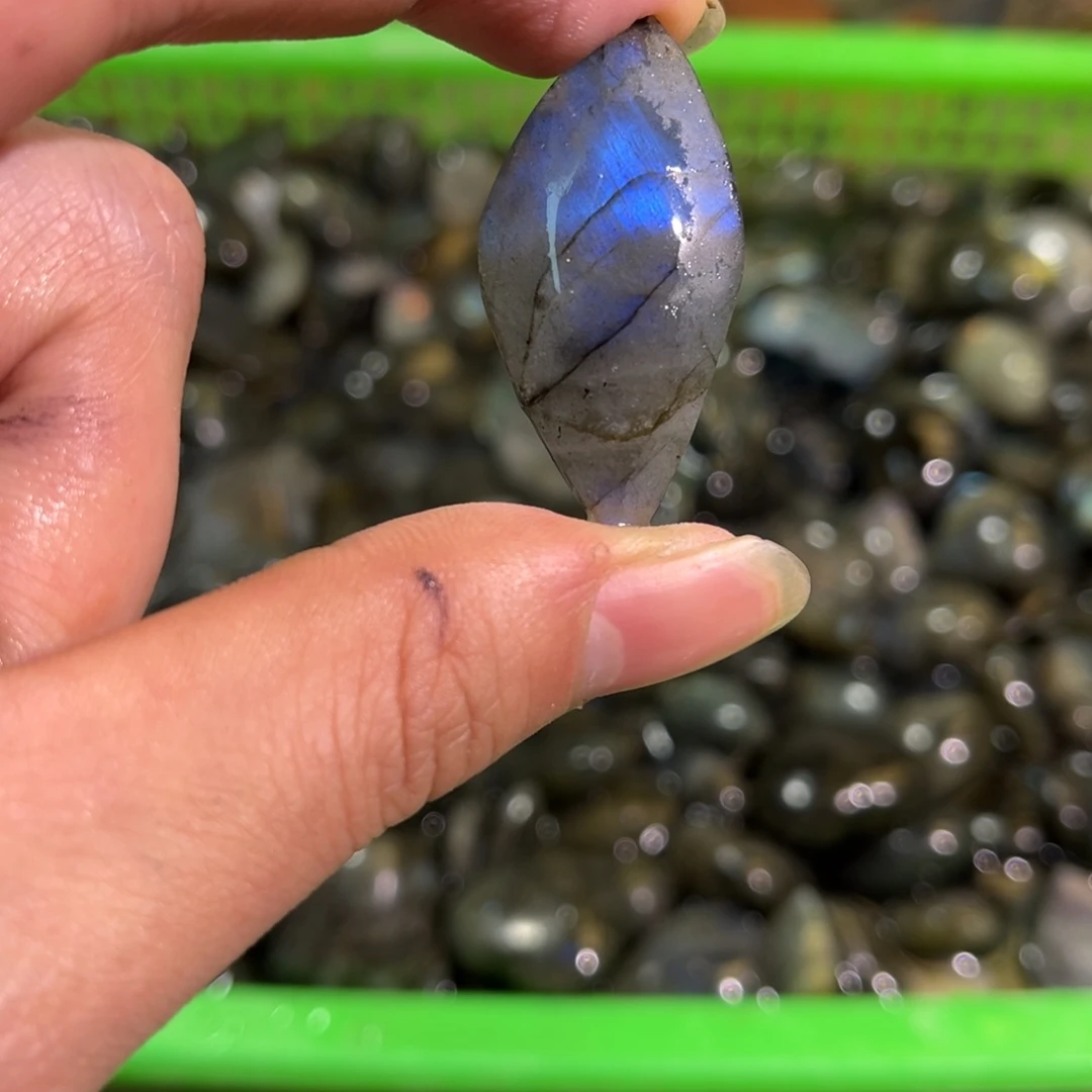 拉长石吊坠未镶嵌M**_