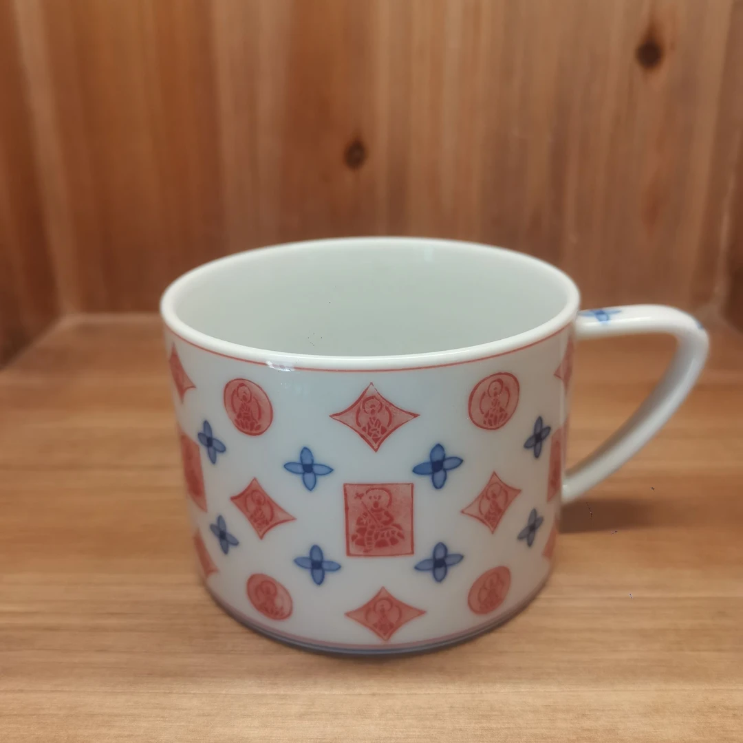 【可倚粉丝专属】千佛老花咖啡杯手工陶瓷