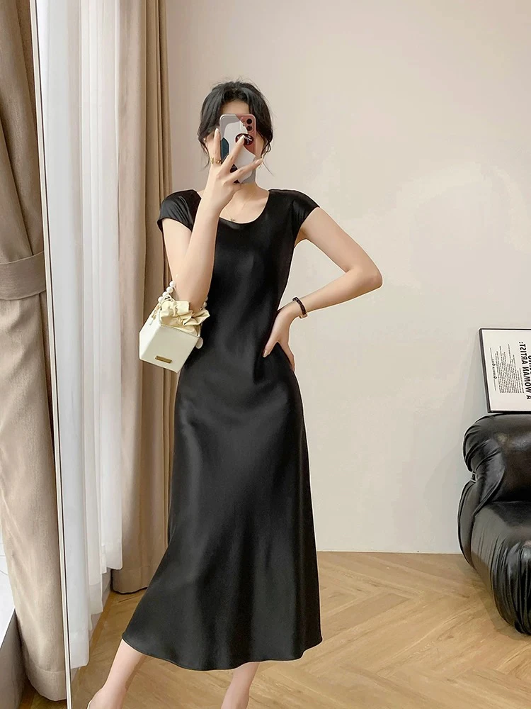 【依品主推】（包肩斜纹裙）南油高货.醋酸斜纹裁剪修身显气质打底外