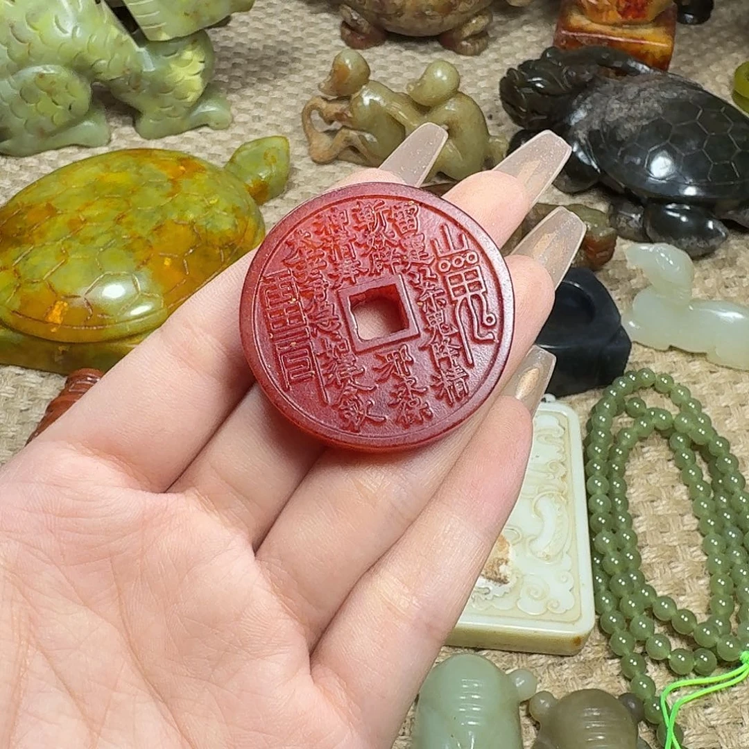 白玉菩提吊坠挂件