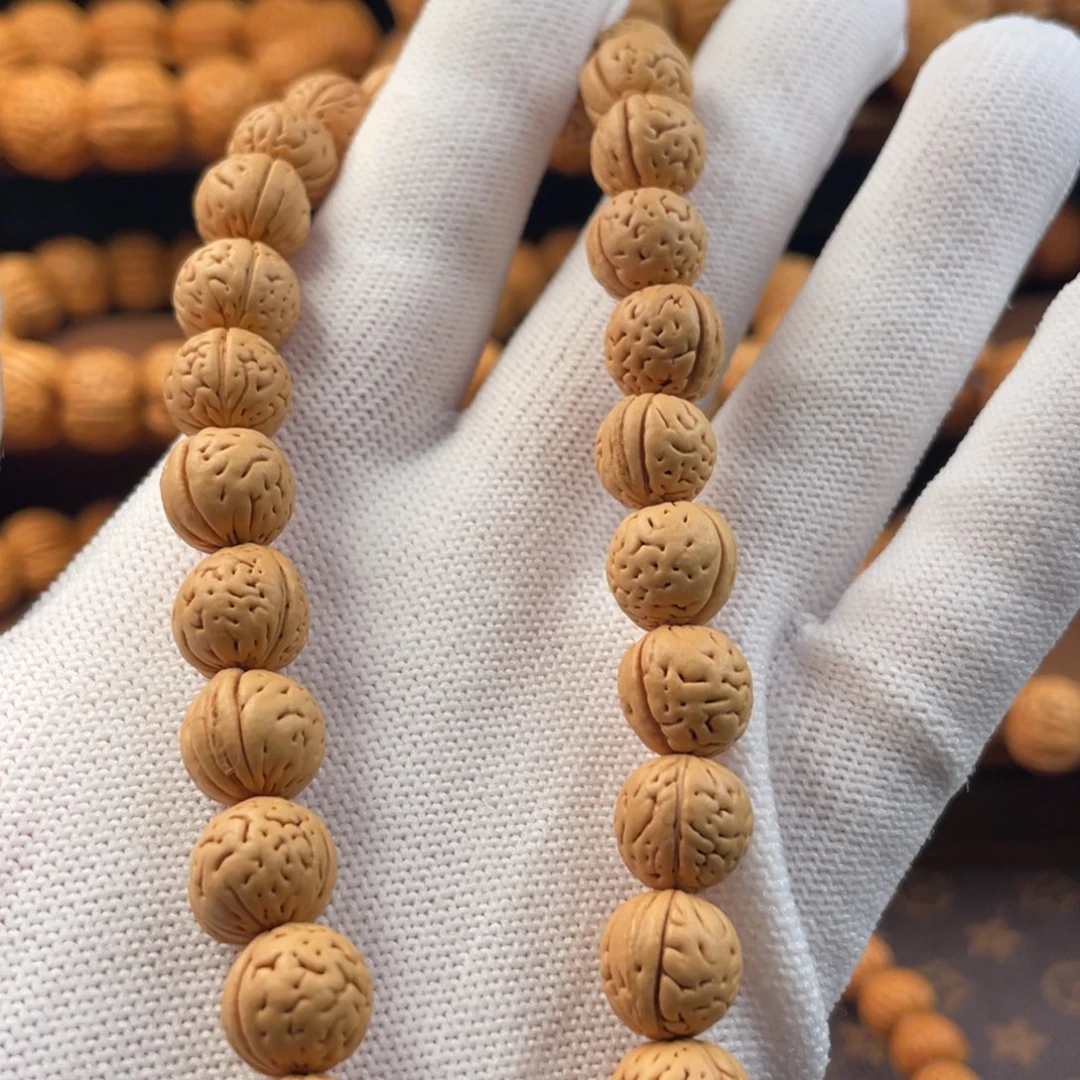 桃核吊坠野生奶豆10+