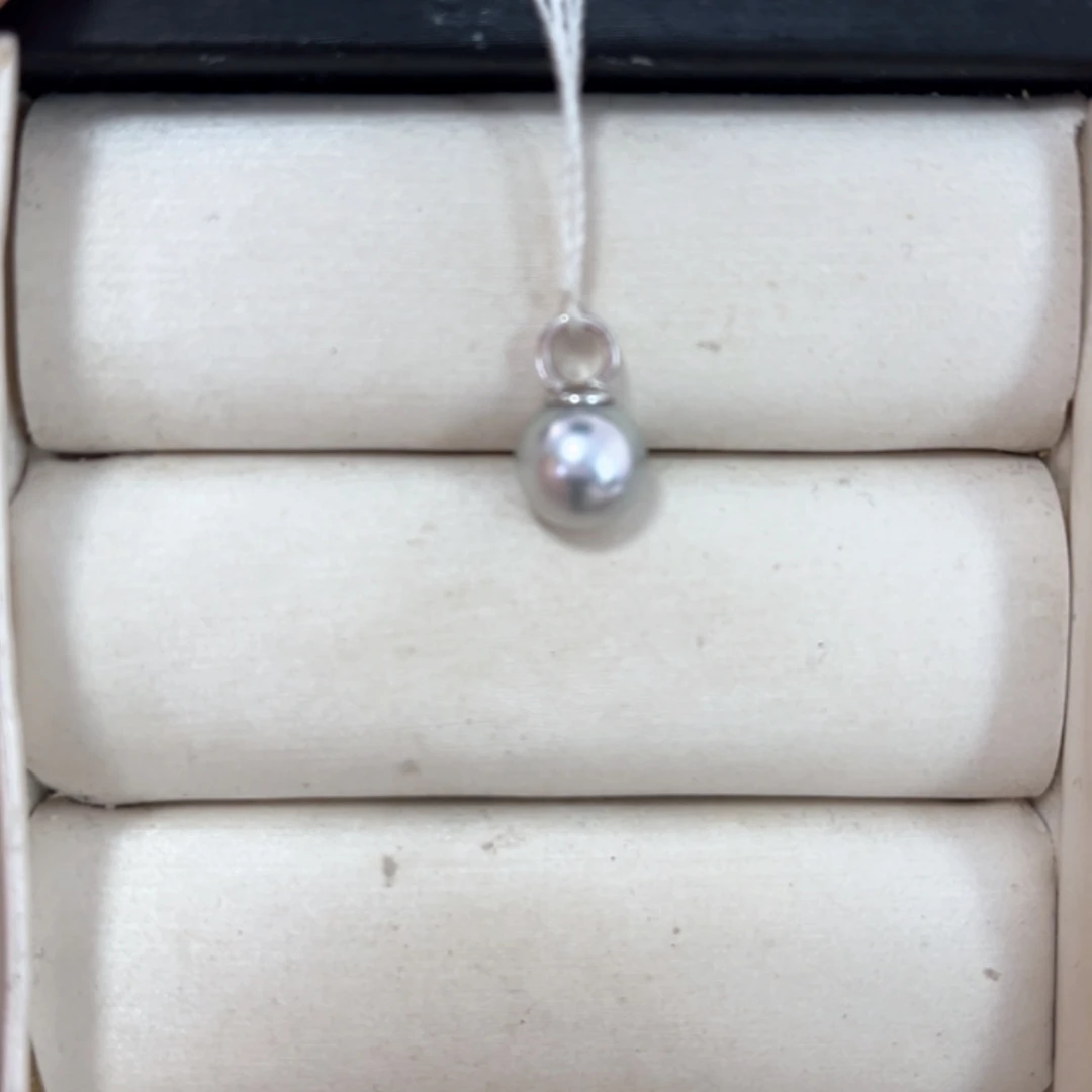 【闪购商品】颈饰银S925镶嵌海水珍珠8-9