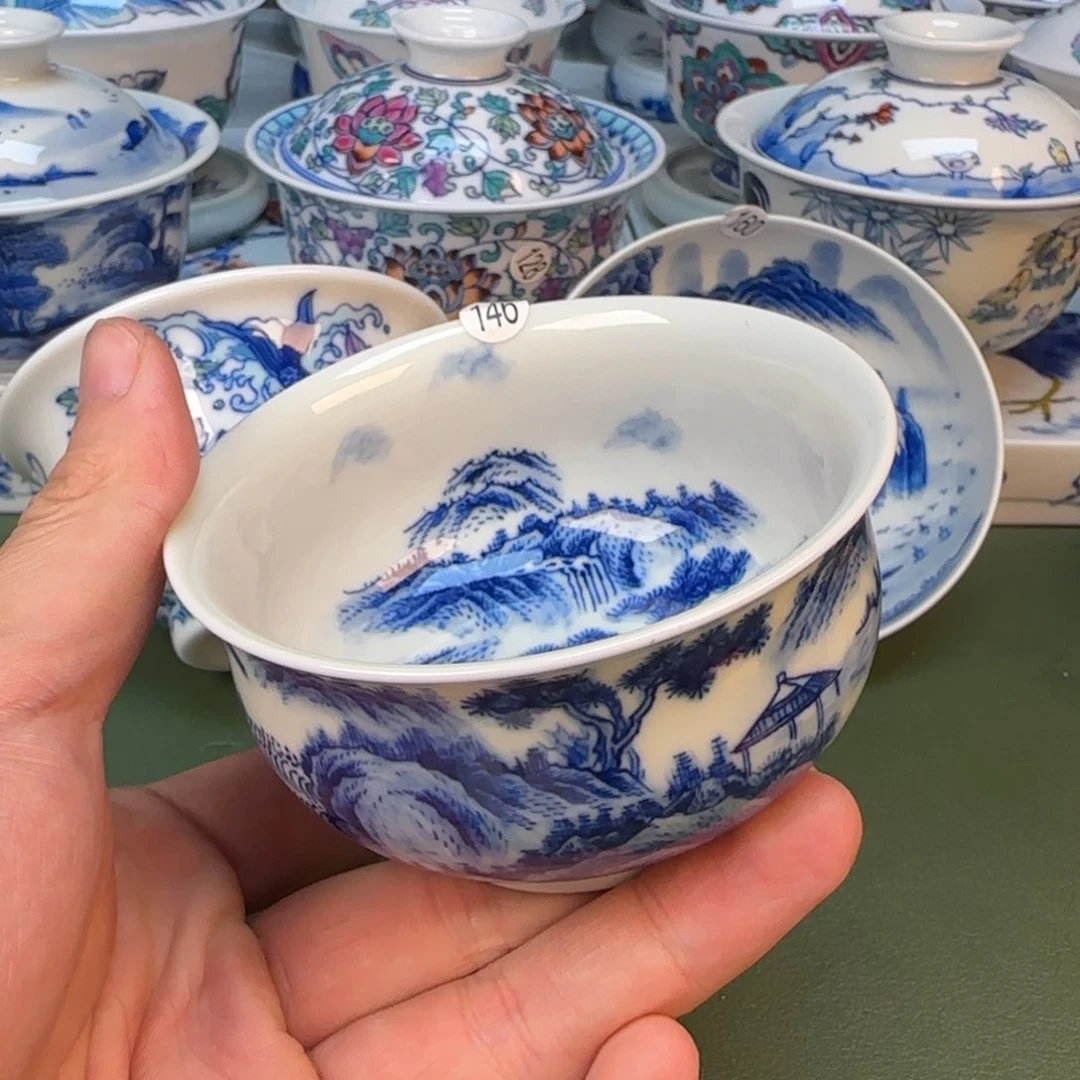 彦祖纯手工手绘茶具146