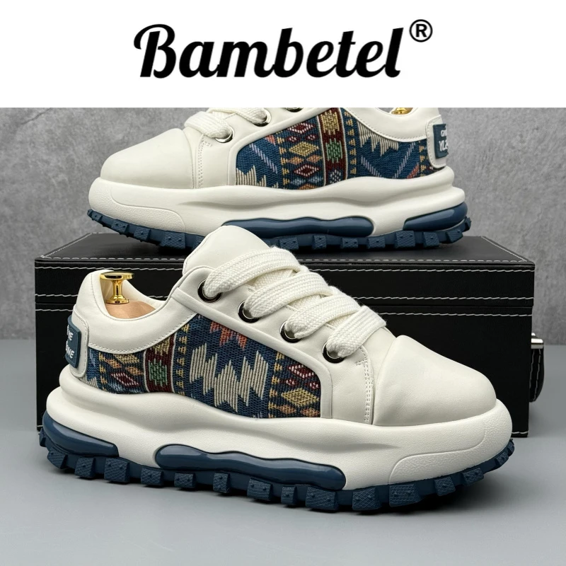 Bambetel男鞋春季新款时尚潮牌阿甘鞋百搭软底休闲运动鞋男士