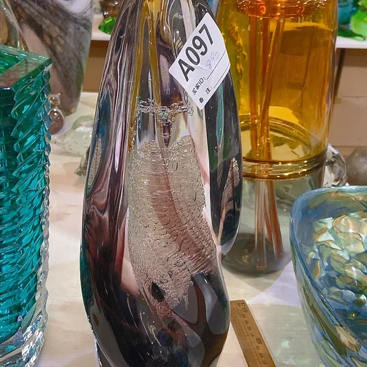 无铅玻璃琉璃花瓶高40口12