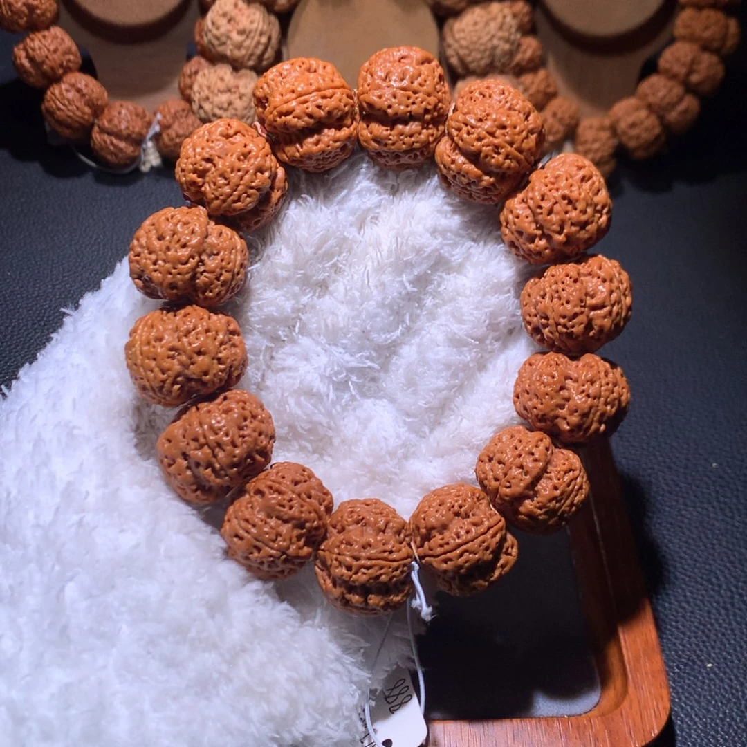 金刚菩提手串26粗筋麒麟梅花