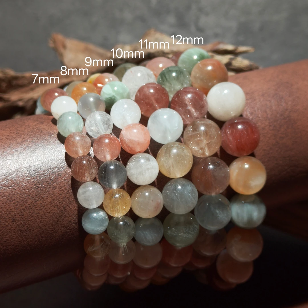 【黑胖珠宝】H0430  彩兔毛单圈手链  多样性发其一