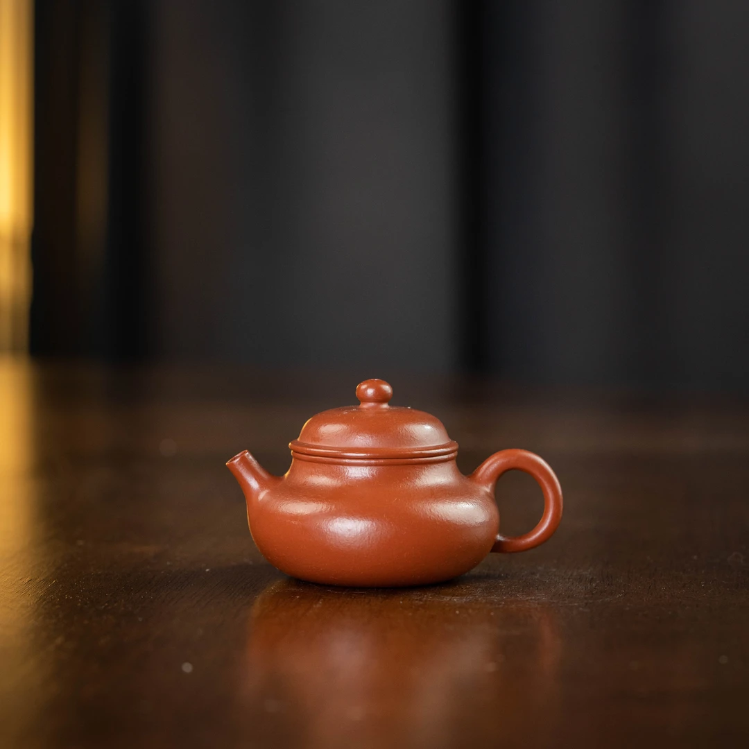 珽珽茶器 容天 朱泥 80cc家用紫砂壶tt2
