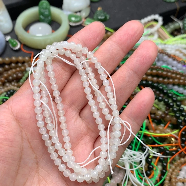 和田玉未镶嵌手链8