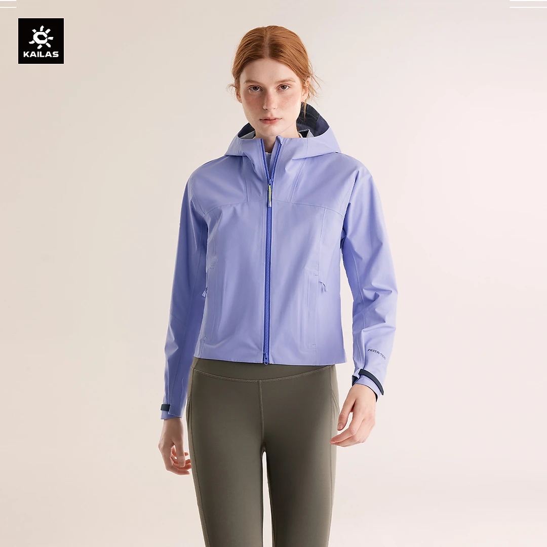 KAILAS凯乐石 冲锋衣FLT防风防水透气户外短款登山徒步服女款