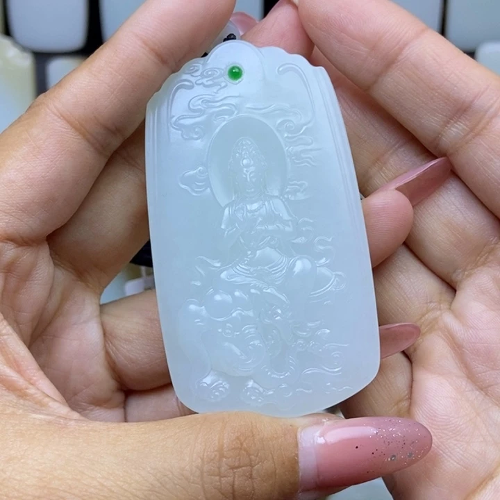 颈饰未镶嵌和田玉蜜**子