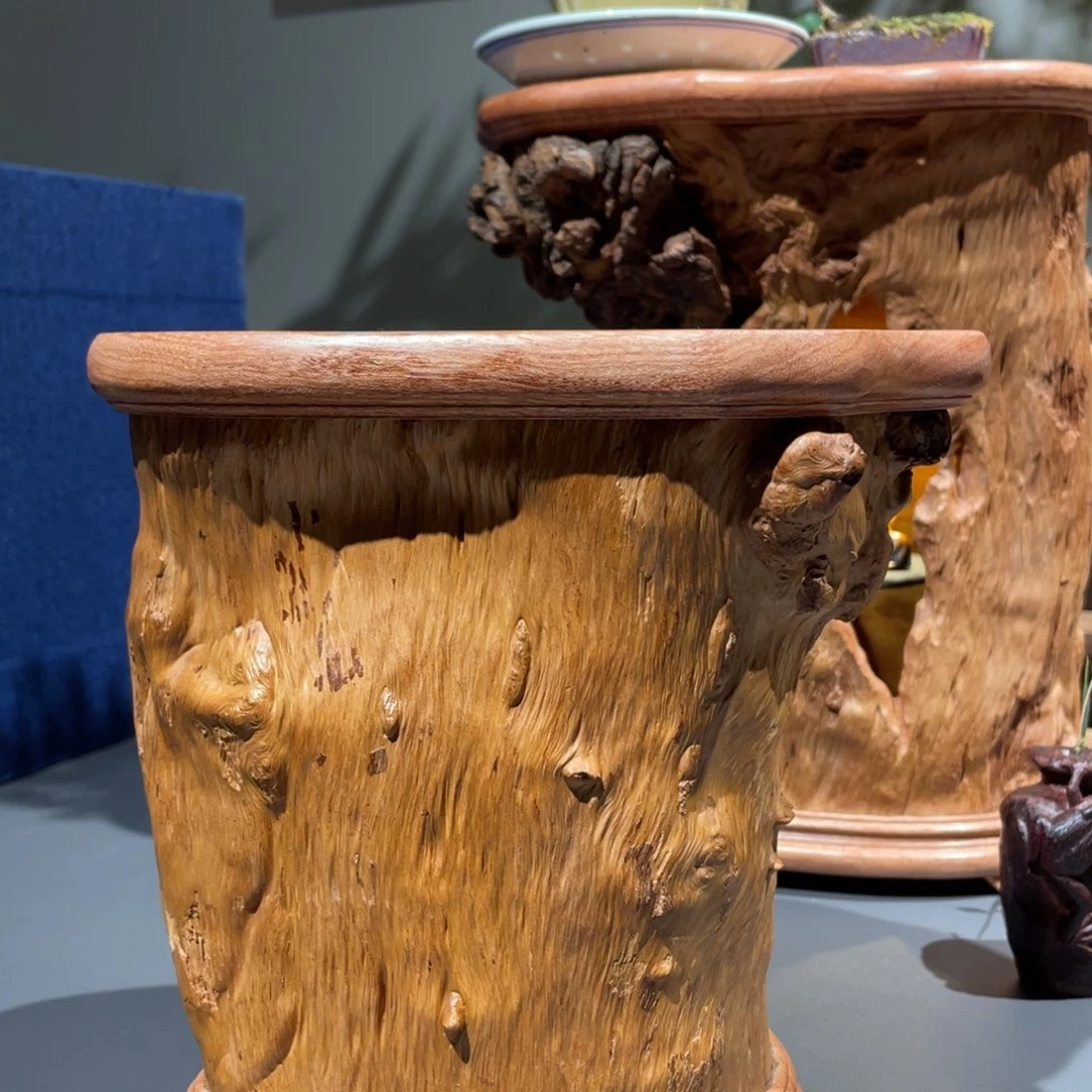 木宽***?荔枝木罐子工艺品