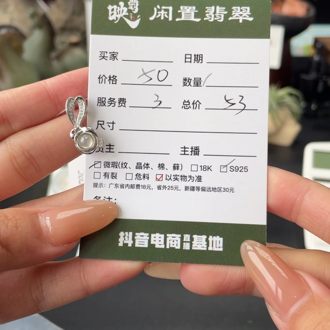 翡翠银S925镶嵌颈饰翡翠