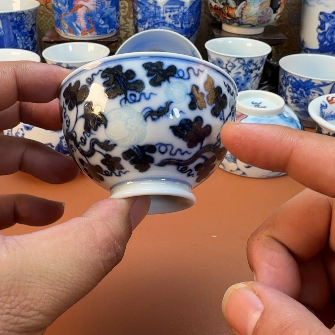 自****杯子陶景德镇全手工手绘陶瓷