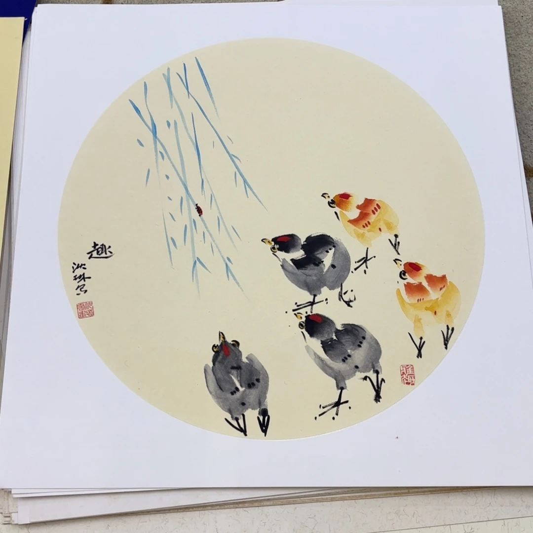 国画国画老师作品刘