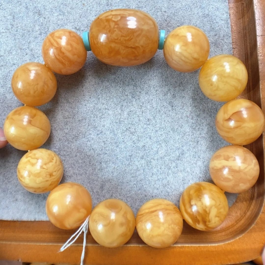 蜜蜡手串未镶嵌蜜蜡手串