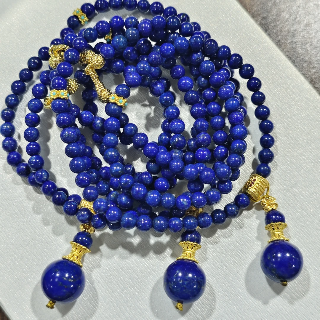 【书记甄选】天然原创青金石项链 多样性发一件  ZY2534