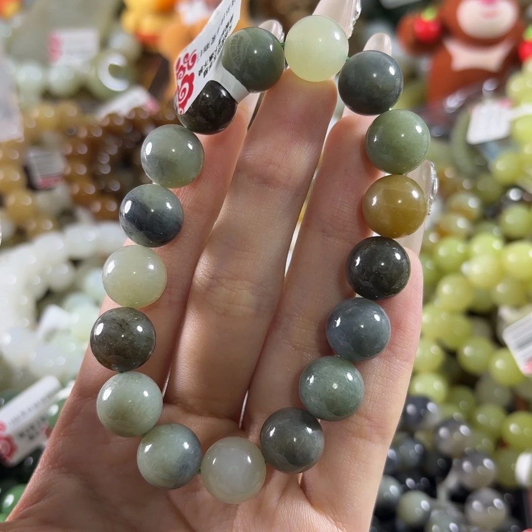 和田玉未镶嵌手链161