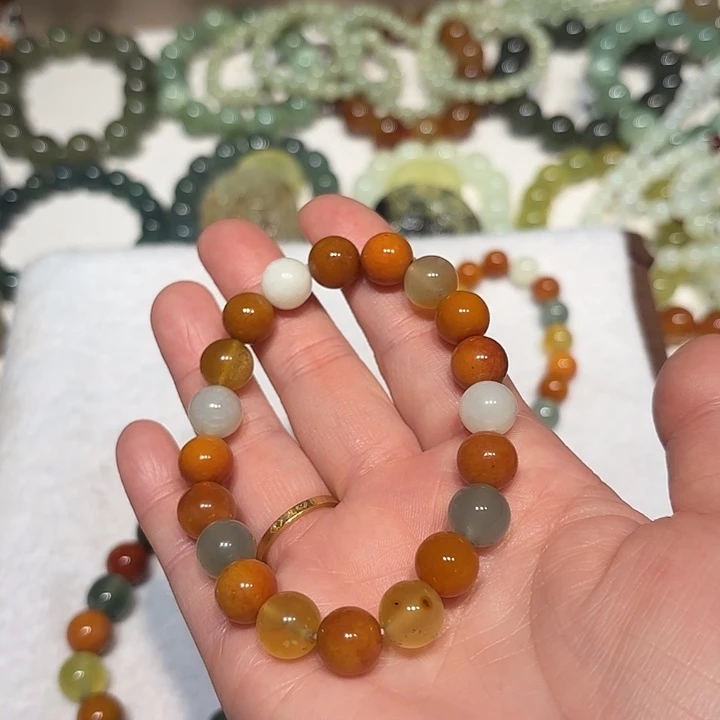 蛇纹石玉未镶嵌手串