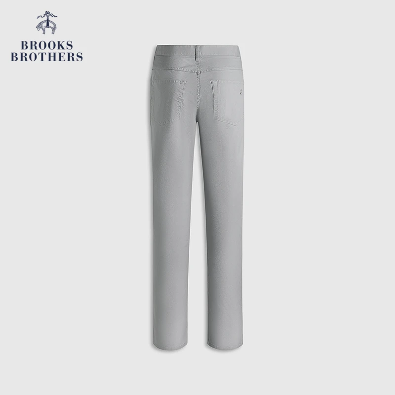 Brooks Brothers/布克兄弟男士25早秋新品挺阔弹力按扣休闲长裤