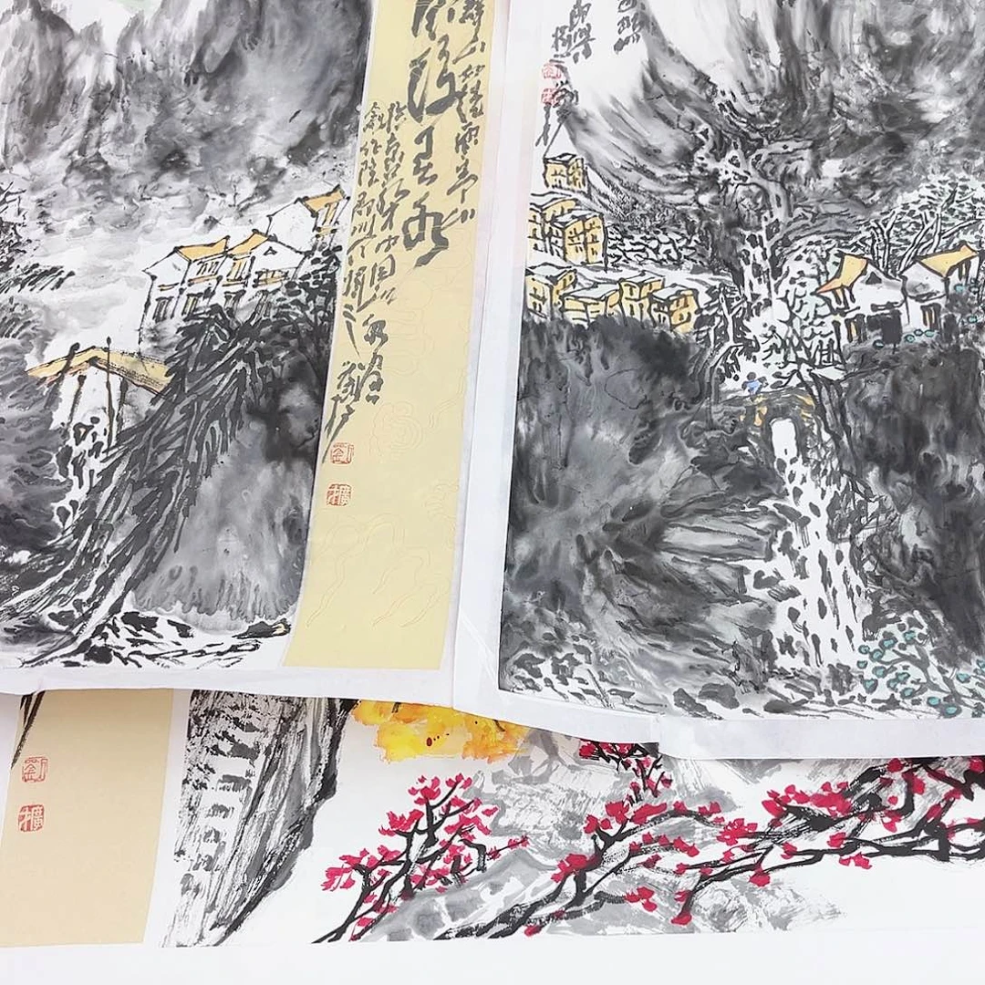 国画友*绘画作品多次参加全国