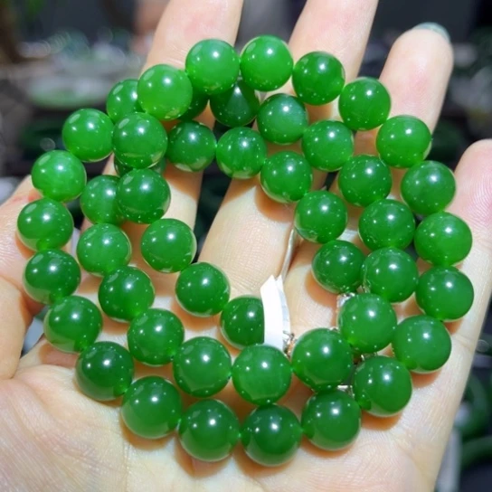 和田玉（碧玉）未镶嵌项链