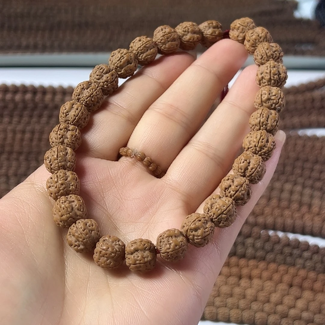 金刚菩提吊坠梅花手串