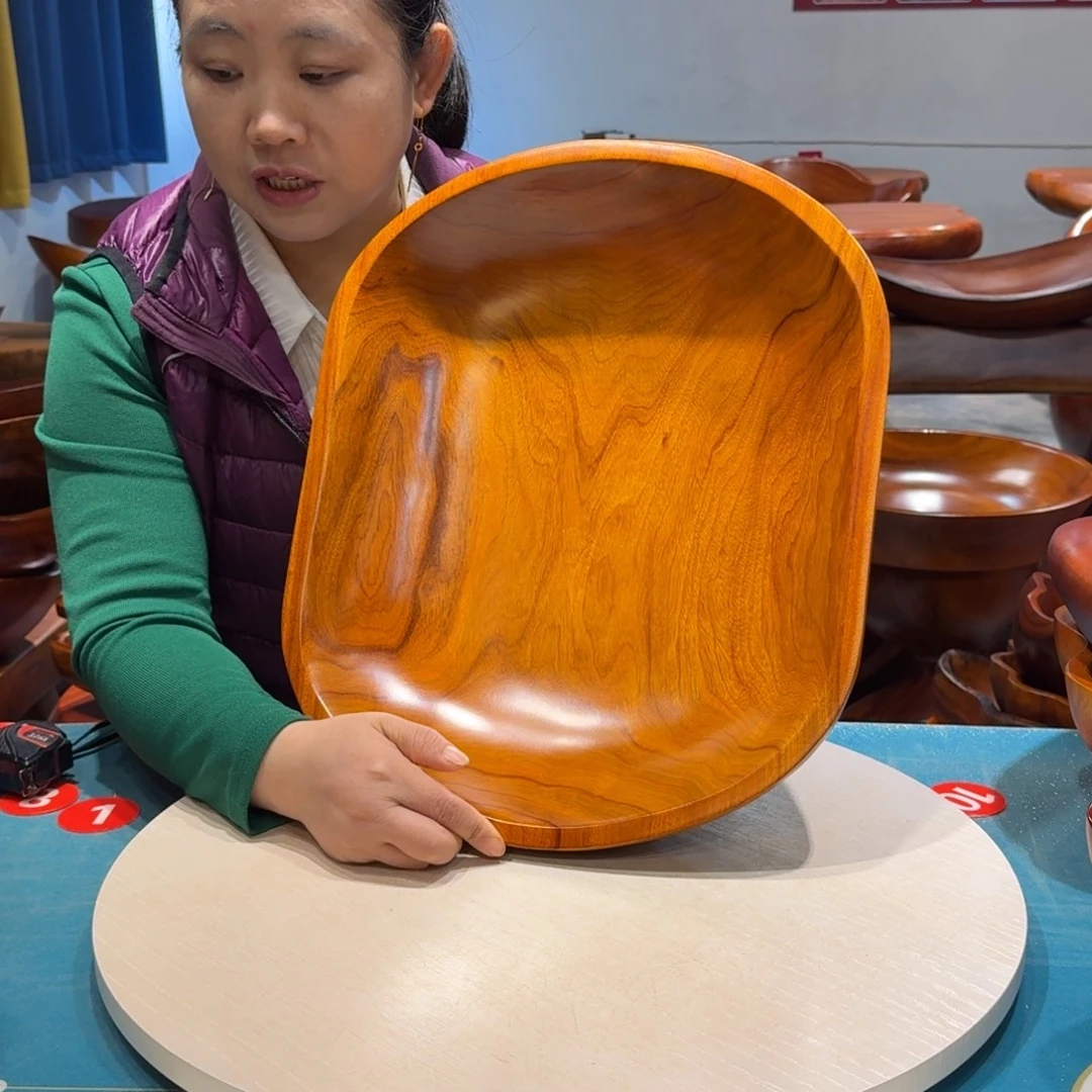 木 椭圆盘 43.2*35.2*9.8