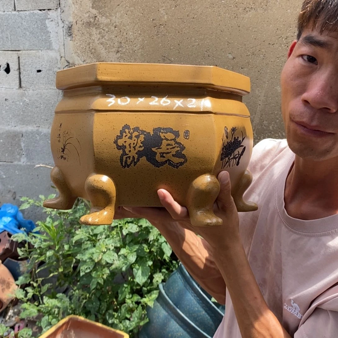 紫砂花盆紫砂壶的时候我就觉得