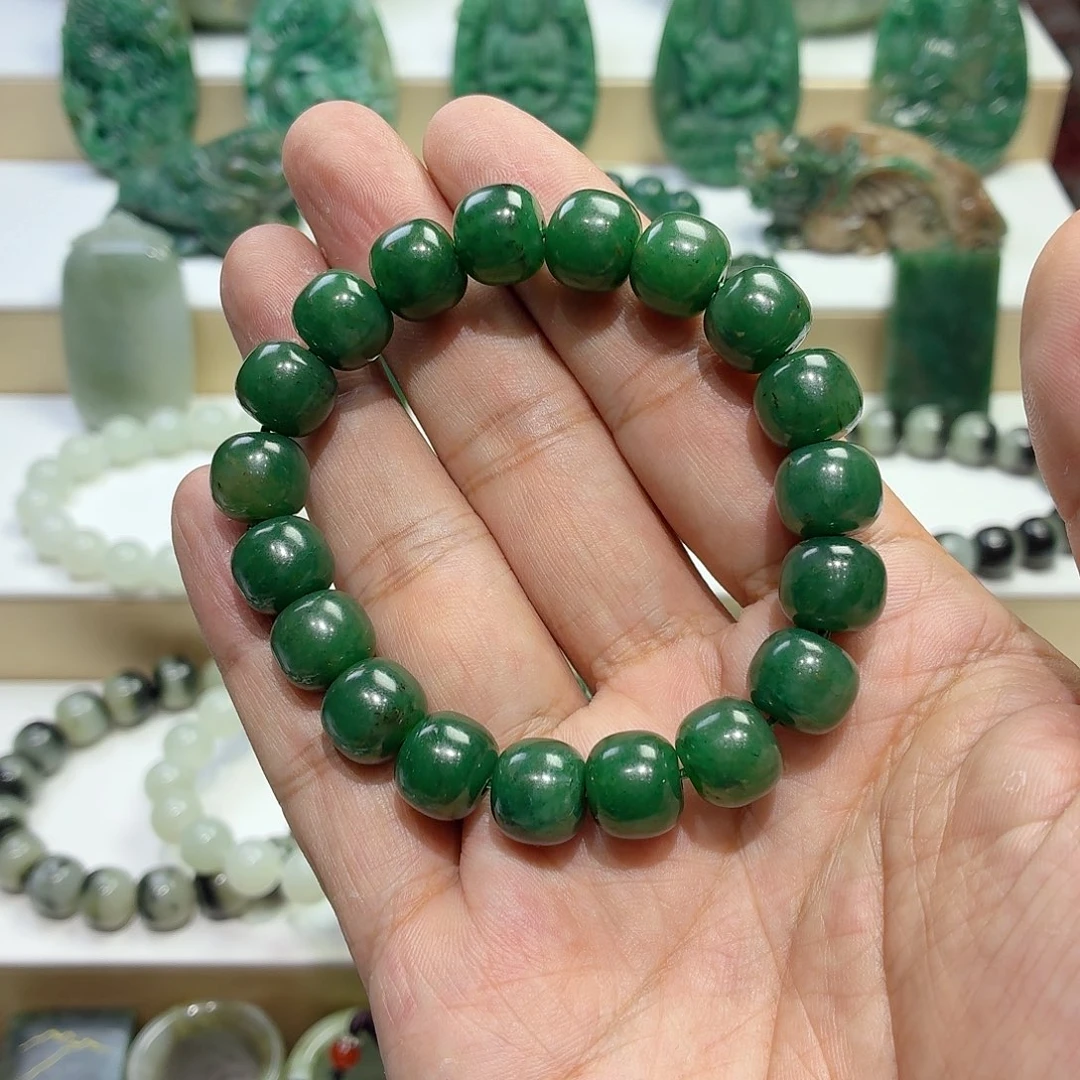 未镶嵌独山玉手串卡11.2