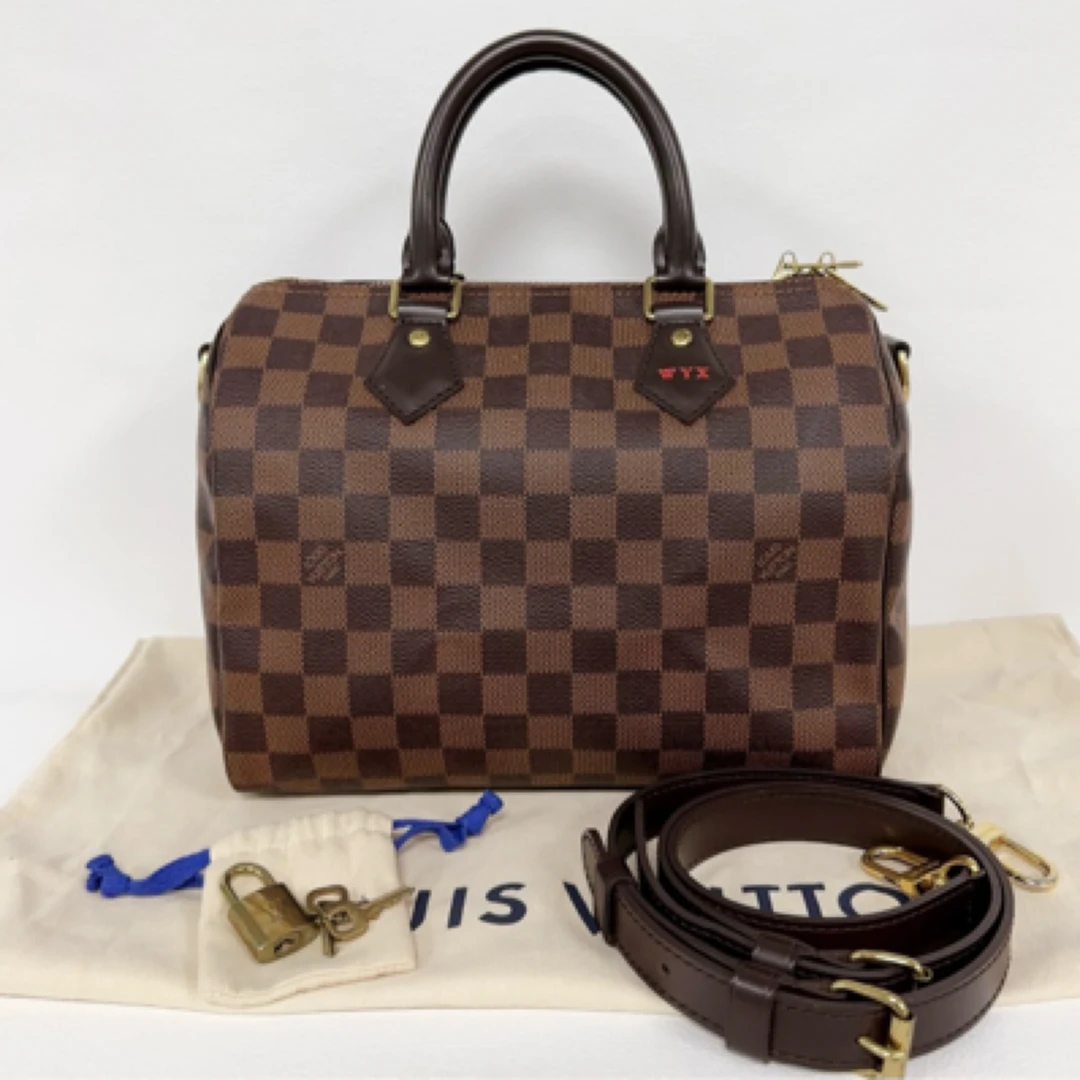 95新 LouisVuitton/路易威登 speedy25 棋盘格 0117