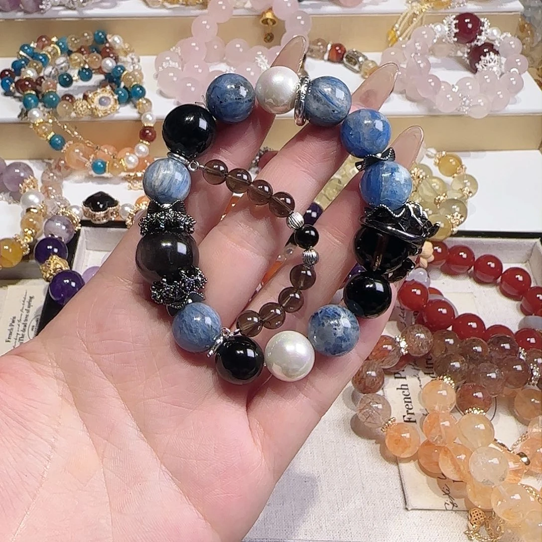 水晶手链未镶嵌吧