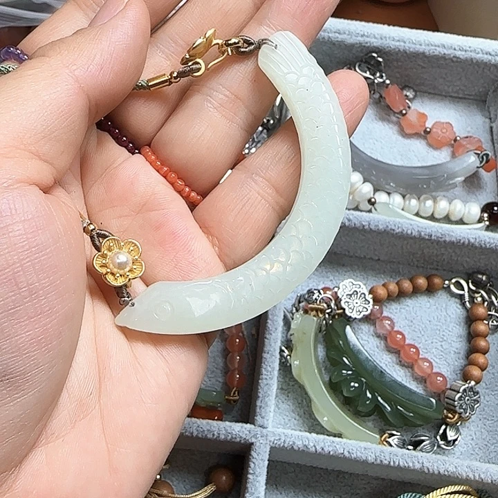 和田玉颈饰未镶嵌婷*