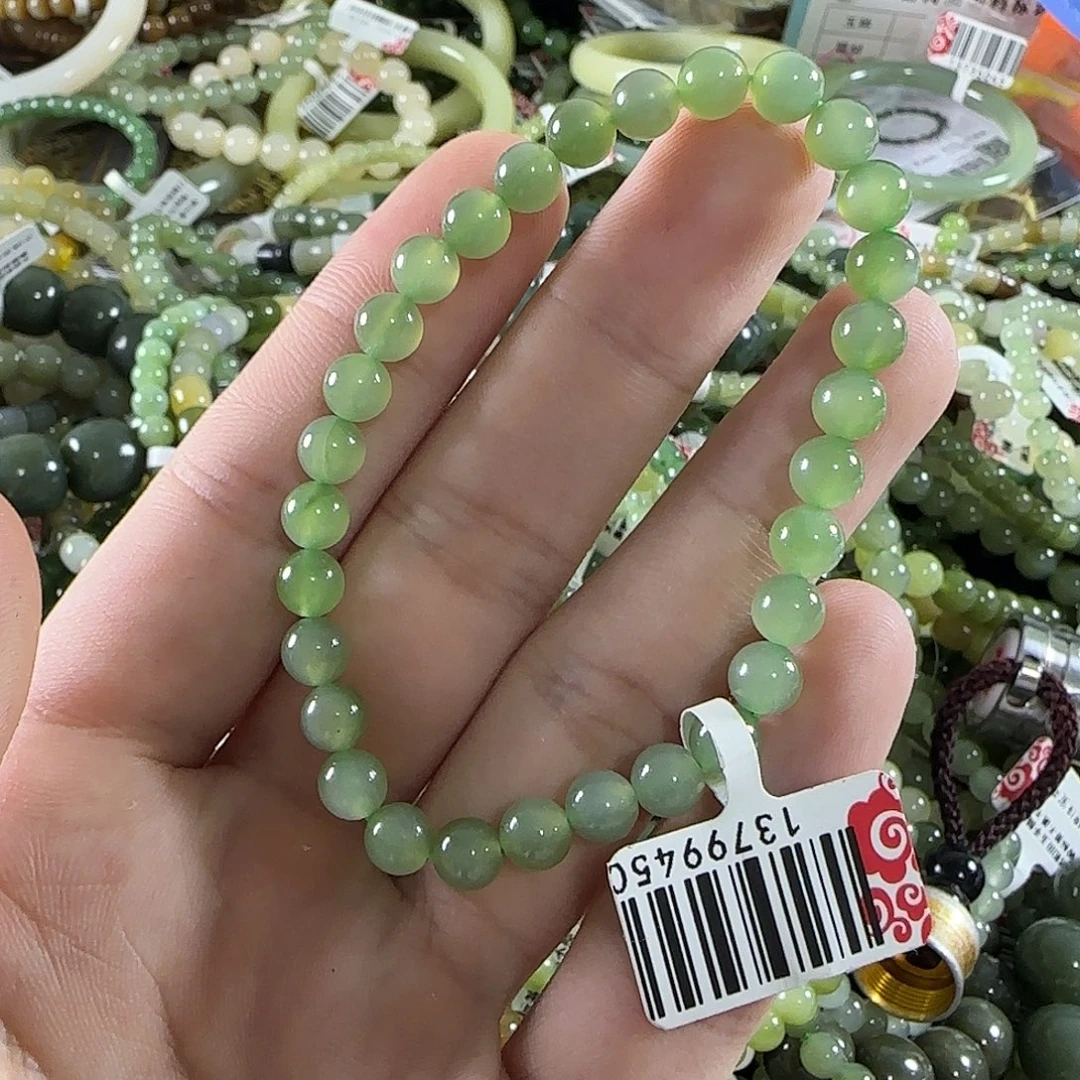 和田玉未镶嵌手链110