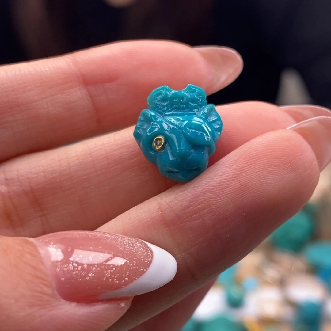 未镶嵌绿松石挂件