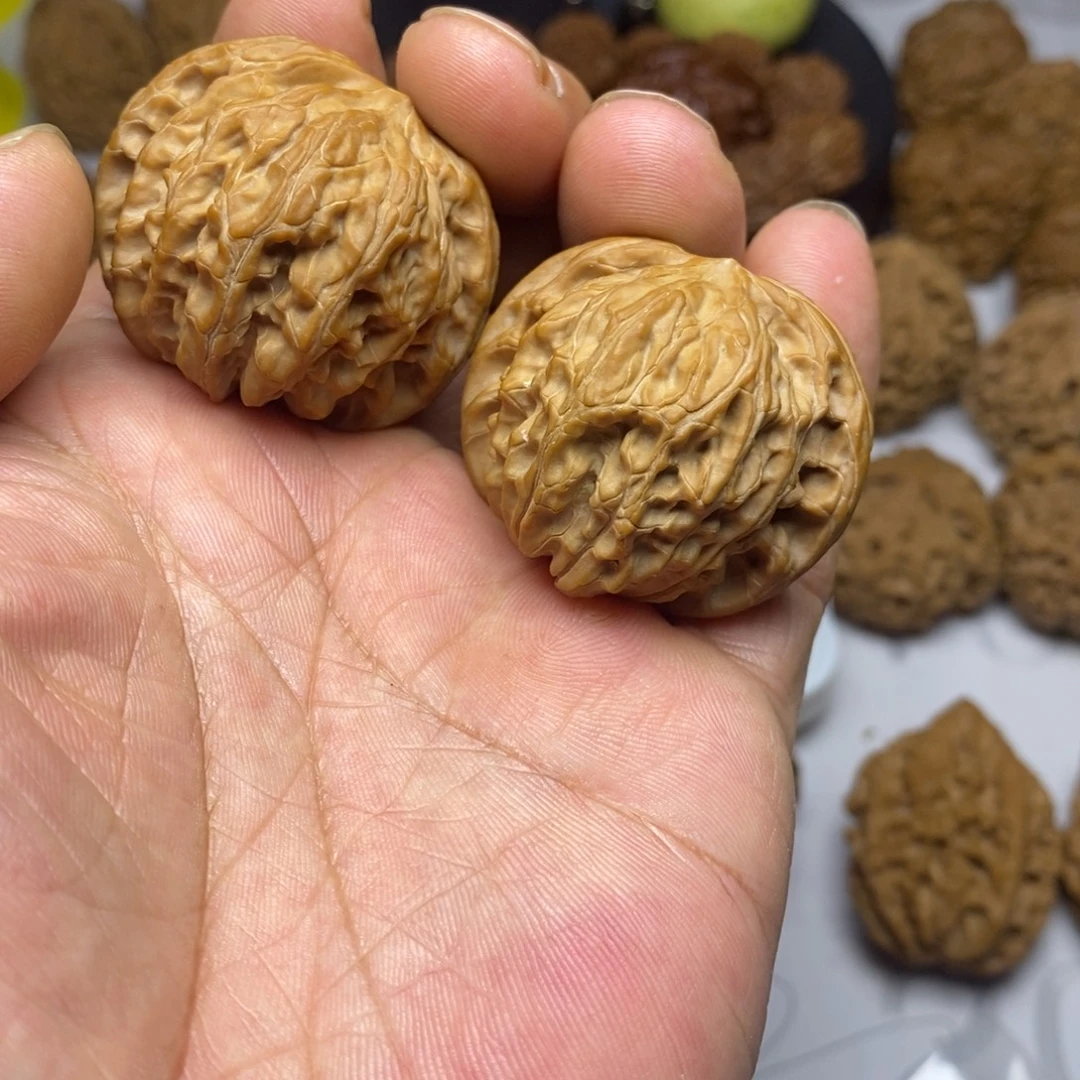 桃木红皮磨盘无药果