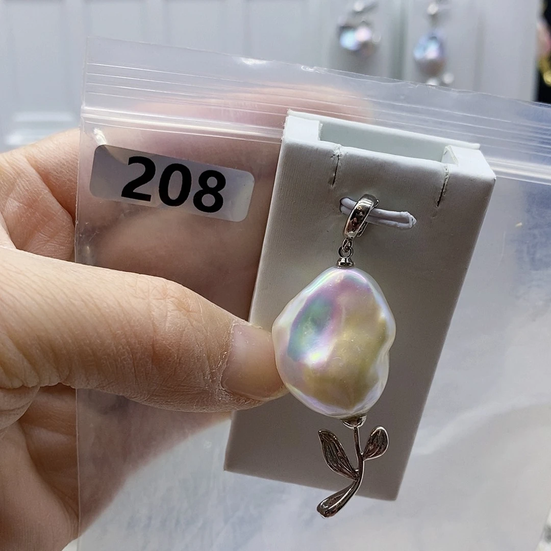 颈饰合金淡水珍珠