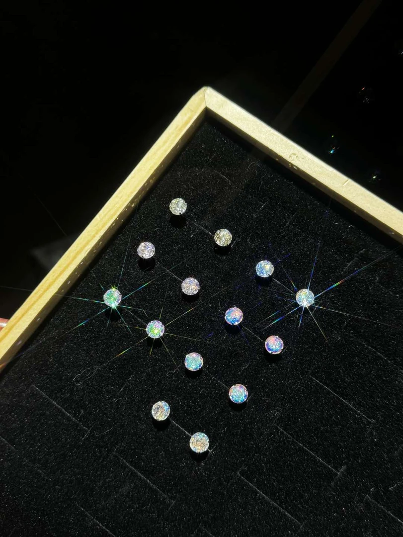 钛钢耳饰 华子耳钉（LLS HZRS)4m长6粗0.8