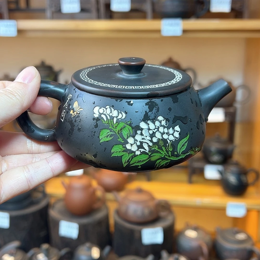 虫****1坭兴陶茉莉花壶茶具家用