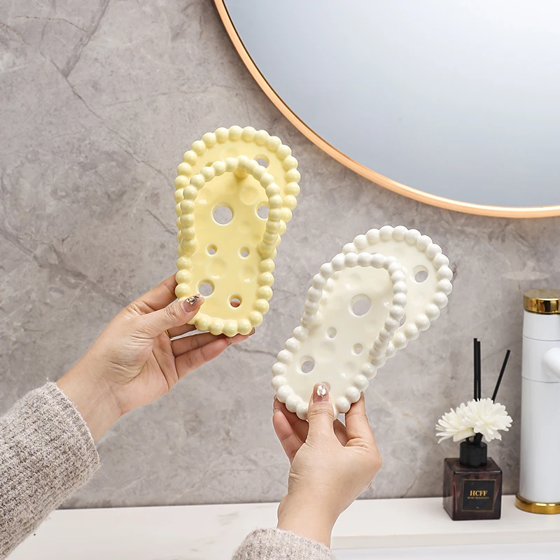 创意香皂盒2025新款卫生间洗漱台家用可爱肥皂盒沥水不积水皂碟托