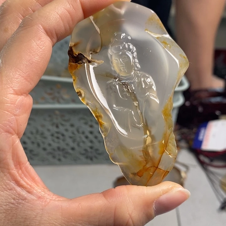 玛瑙/玉髓吊坠(不含链)未镶嵌