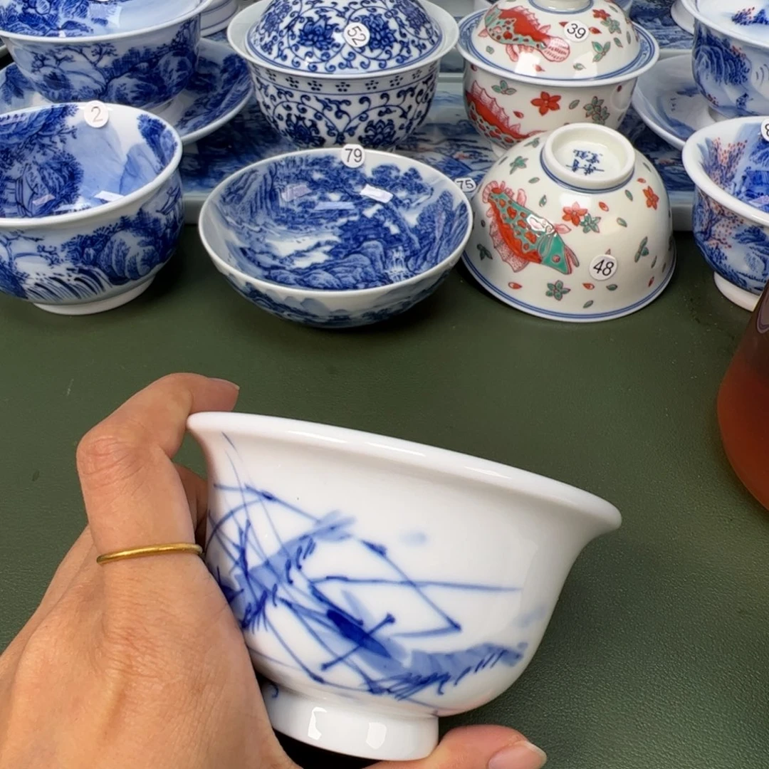 木木景德镇纯手工纯手绘茶具40