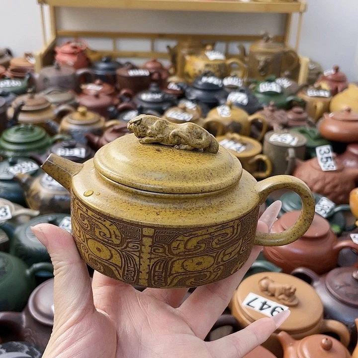 茶壶紫砂龙****昜紫砂微瑕