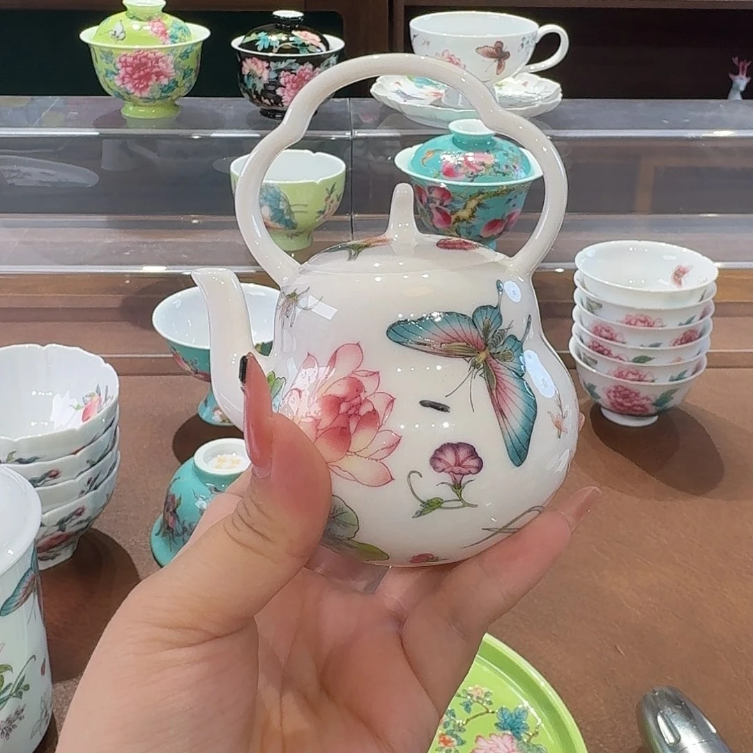珐琅彩主人杯茶具套装