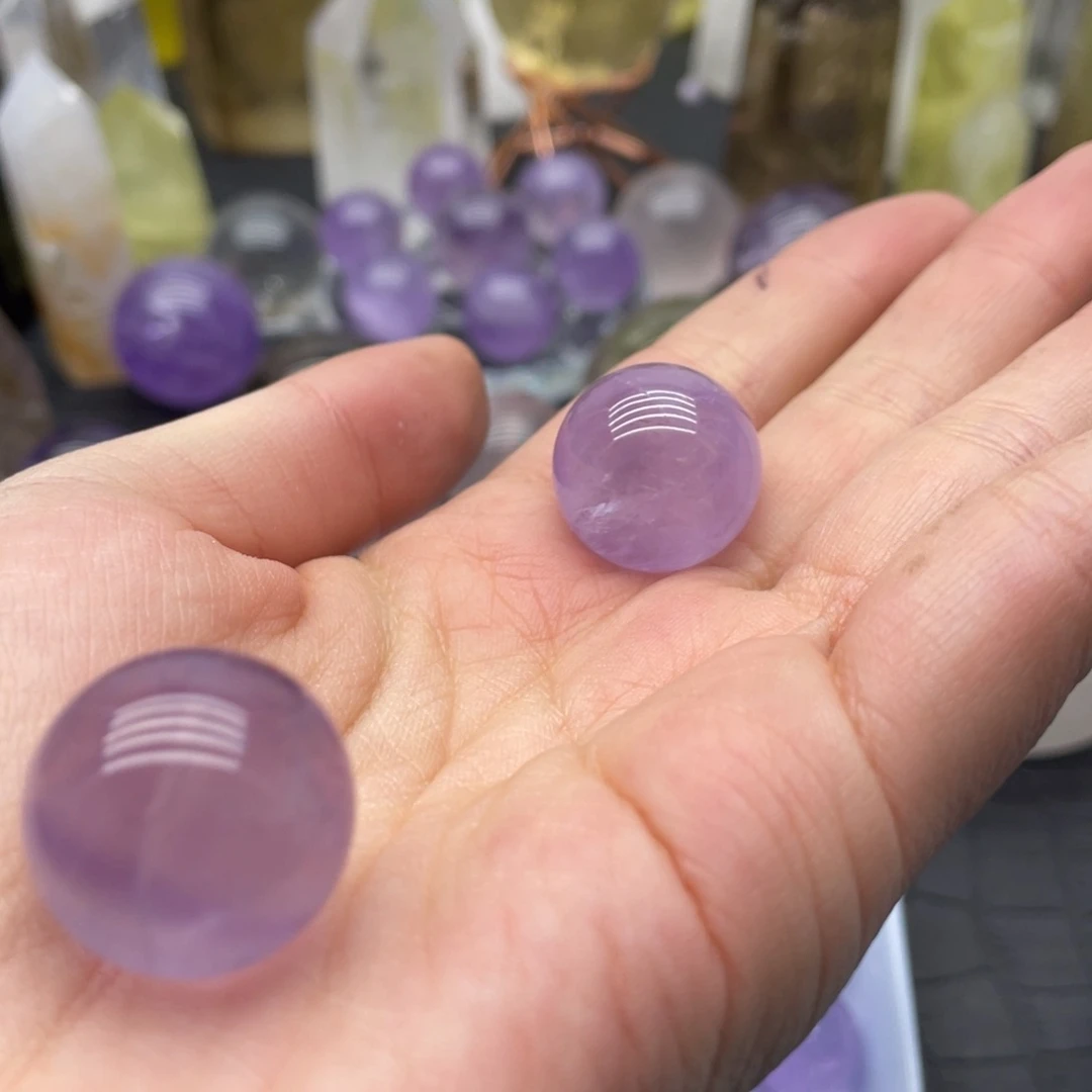 水晶11未镶嵌核***4紫水晶球