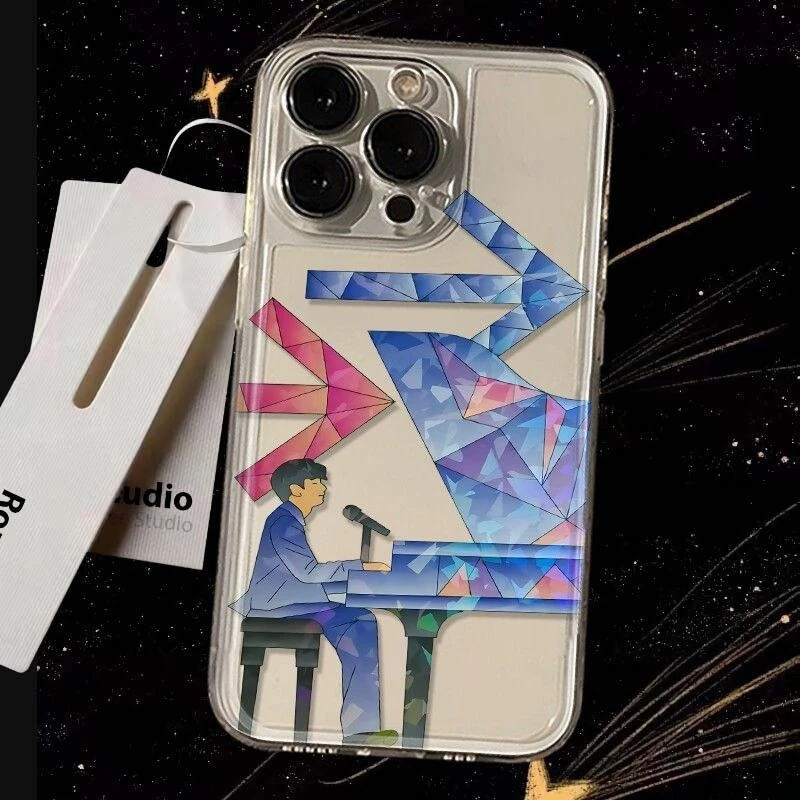 苹果13软Nova14新款林俊杰周边适用17ProMax透明15手机壳iPhone16