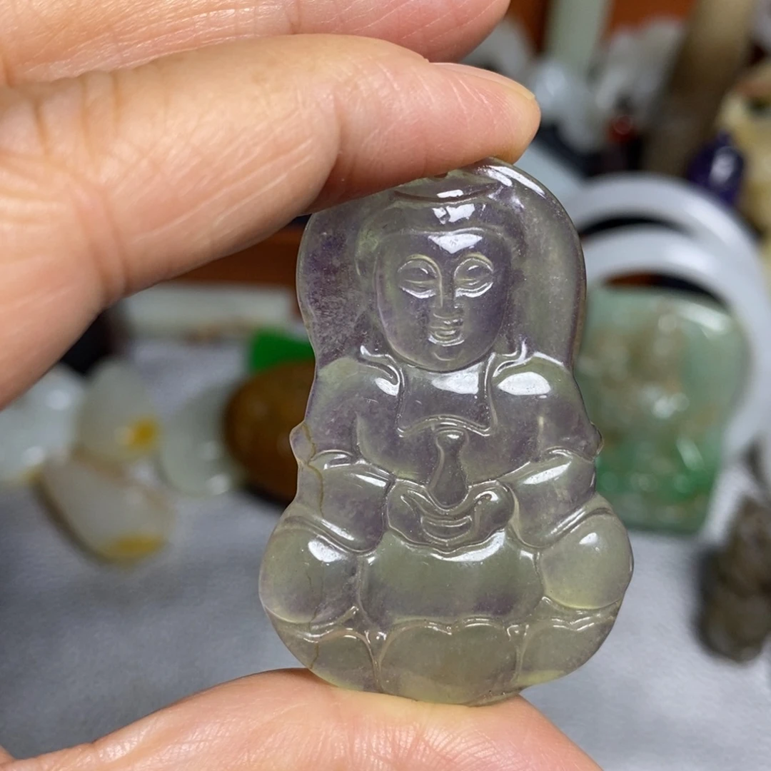 颈饰未镶嵌和田玉（糖玉）