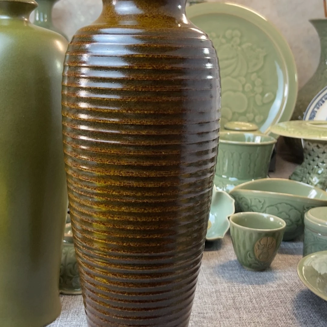 耀州窑福利款手工赏瓶