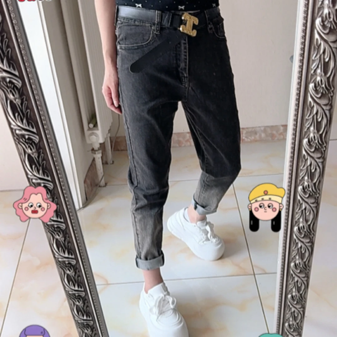 G8217渐变色老爹裤