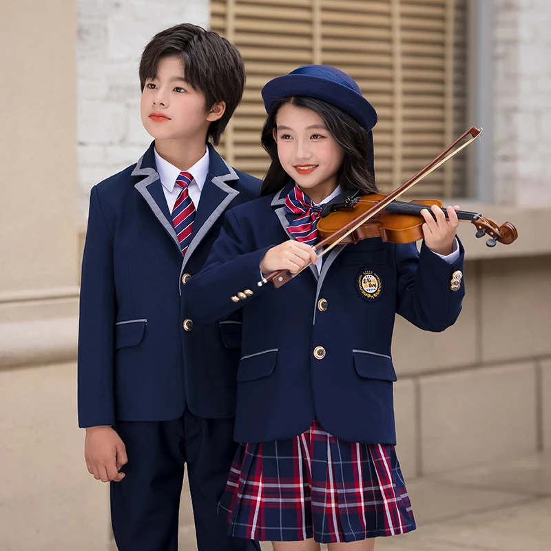 中小学生校服春秋装英伦风儿童班服学院风幼儿园园服女童男童春季